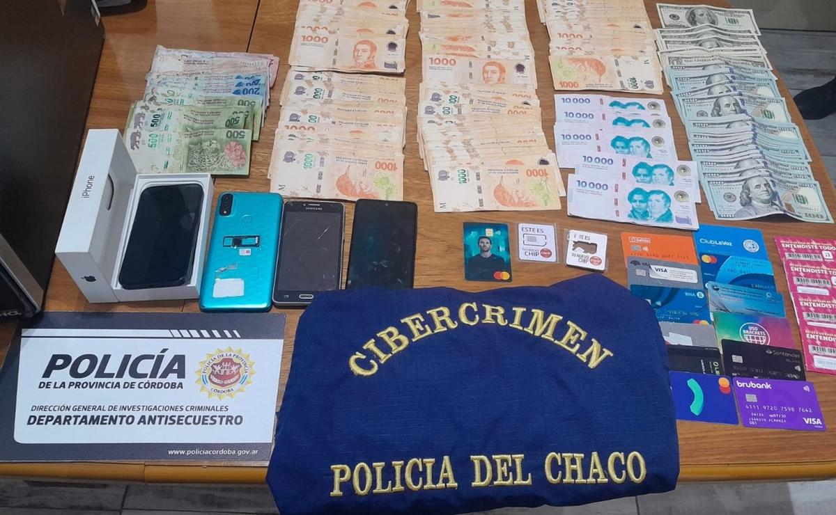 FOTO: Tres detenidos en Córdoba por estafas virtuales en Chaco.