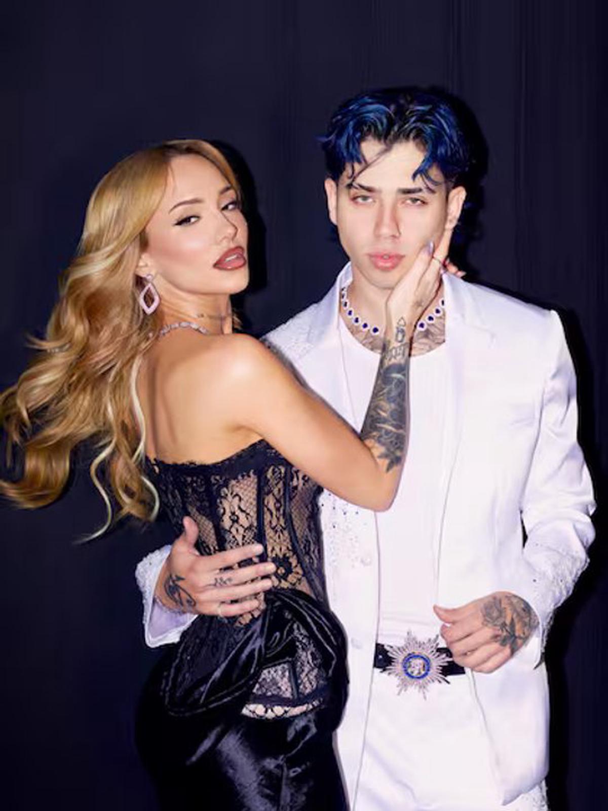 La Joaqui junto a Luck Ra, antes de su ruptura.