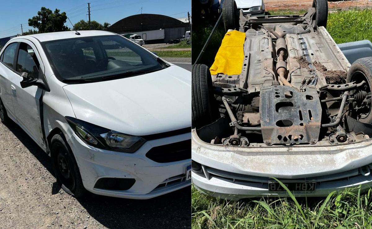 Vuelco en ruta 34: un hombre de 33 años, derivado al Heca en grave estado (Rosario).