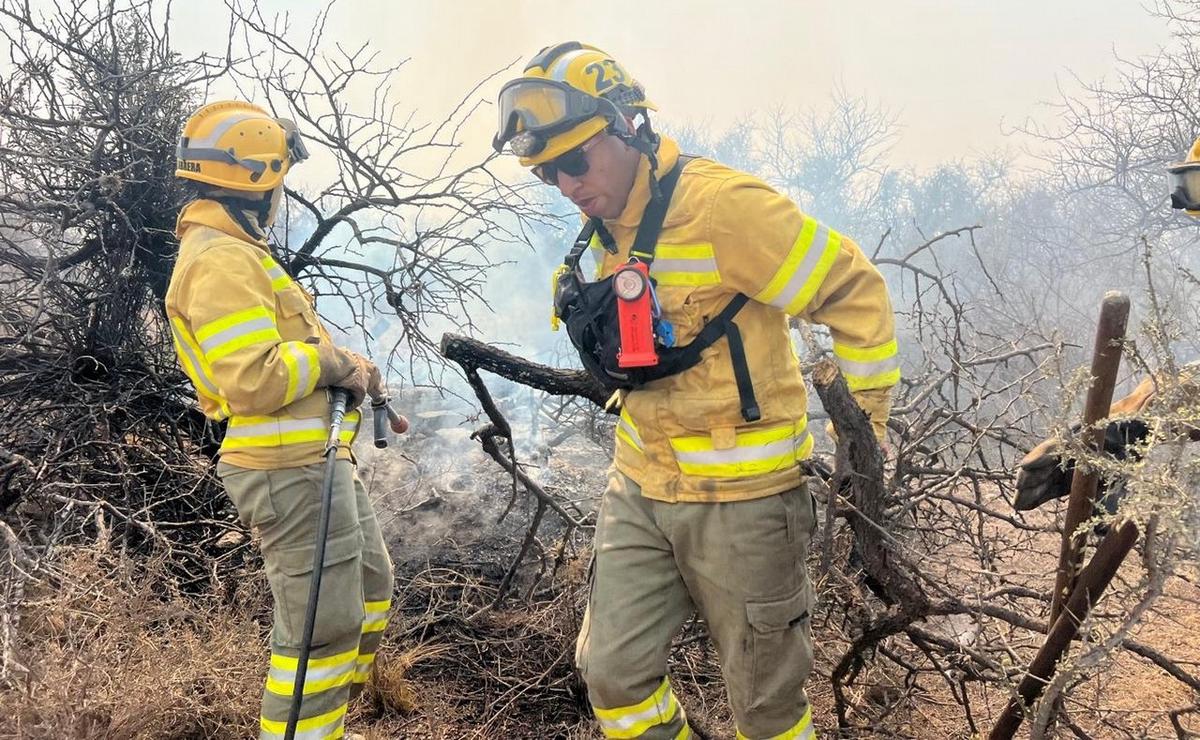 FOTO: Incendios en las sierras.