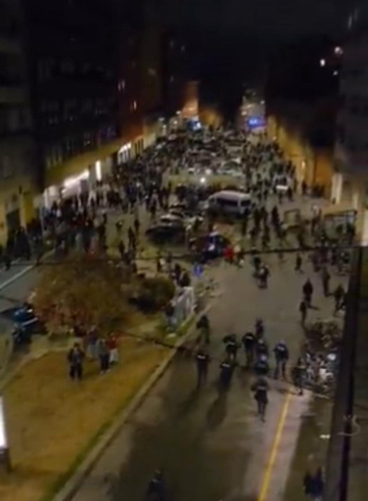 Protestas en Italia.