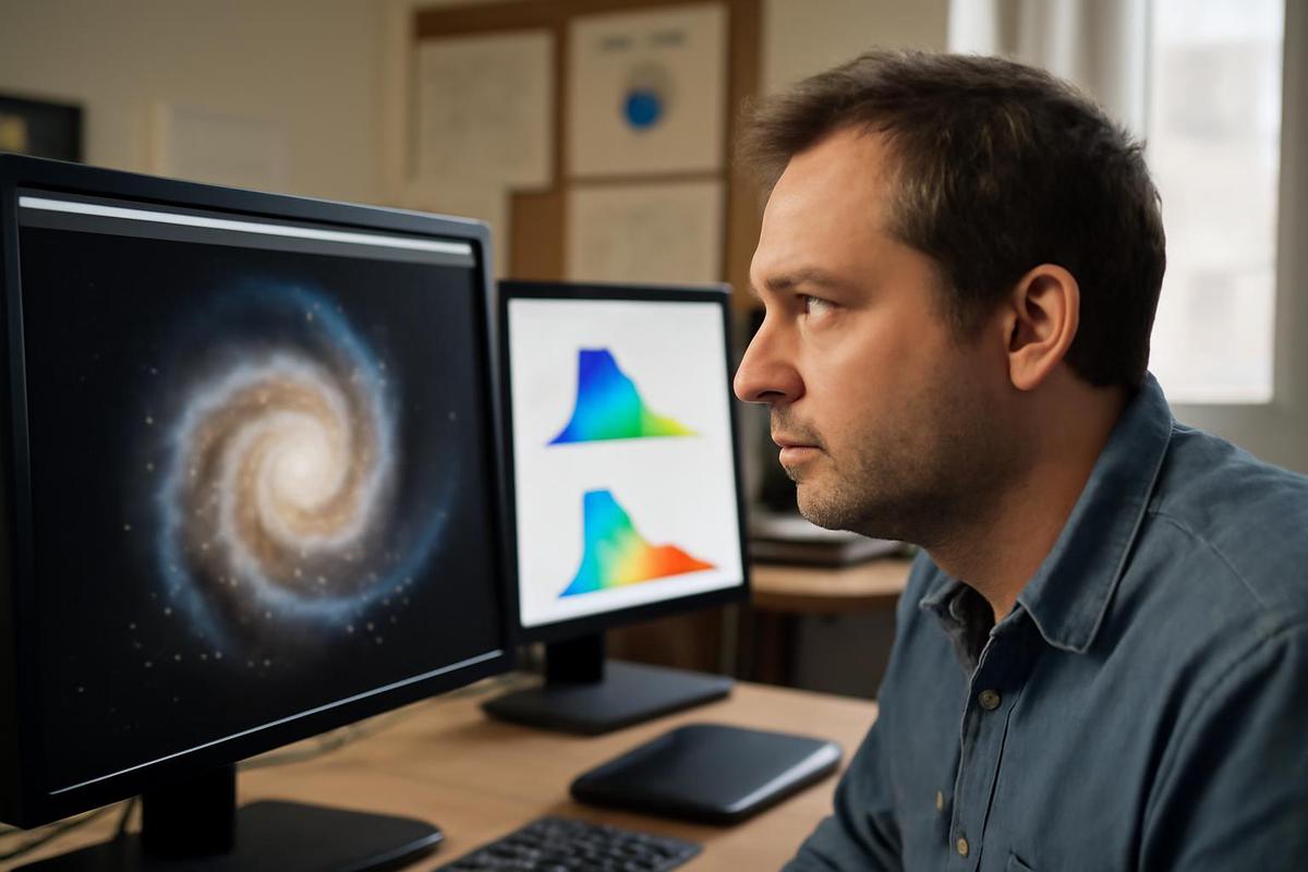 Simulación de galaxia similar a la Vía Láctea