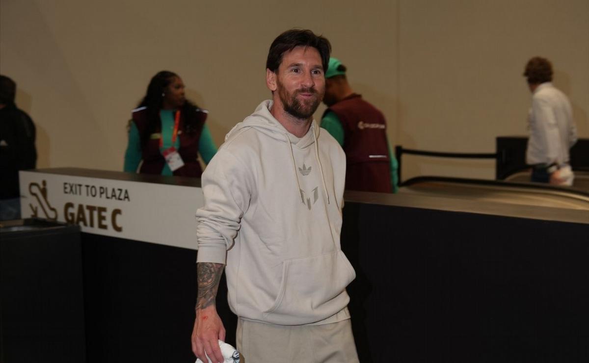 FOTO: Messi, presente en el Super Bowl 2025. (Foto:NFL)