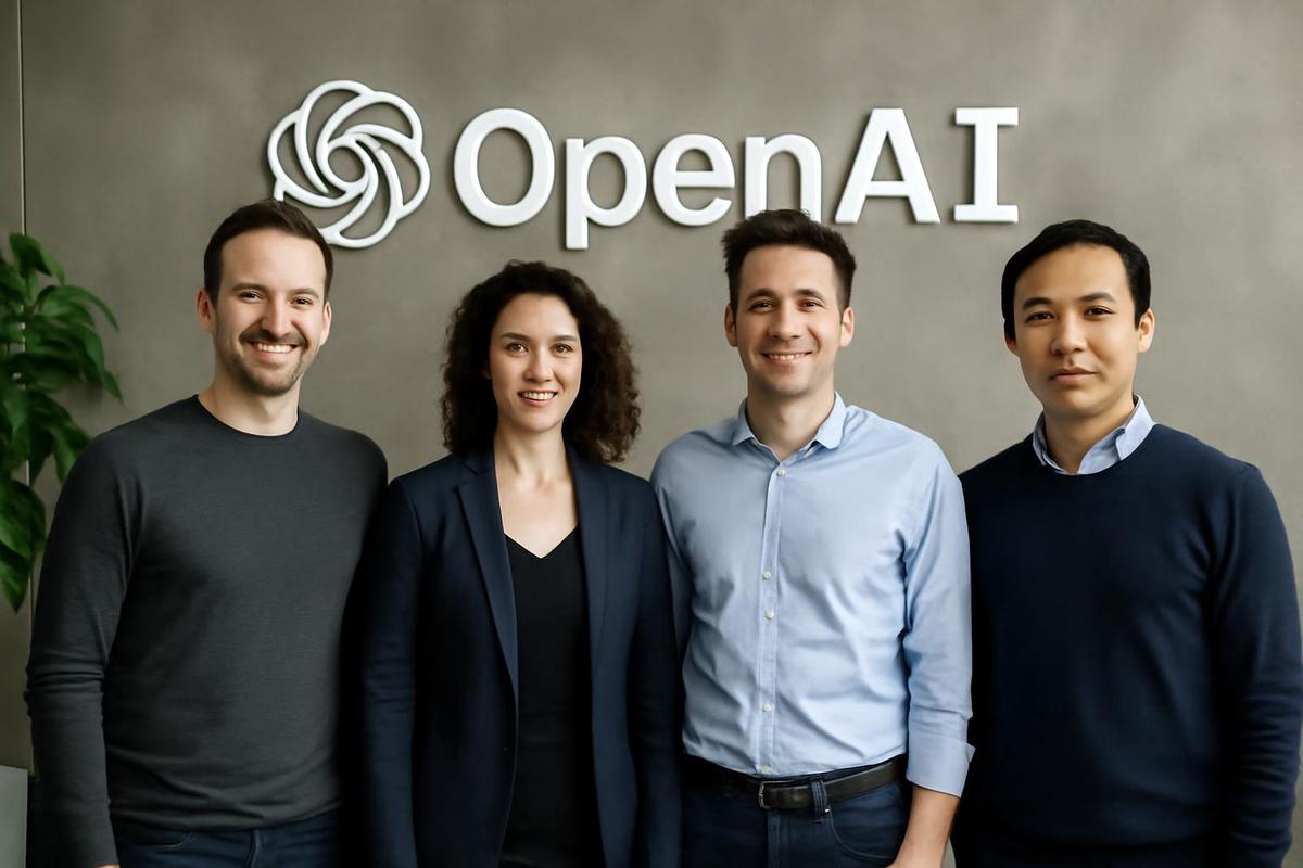 Logo de OpenAI en un smartphone