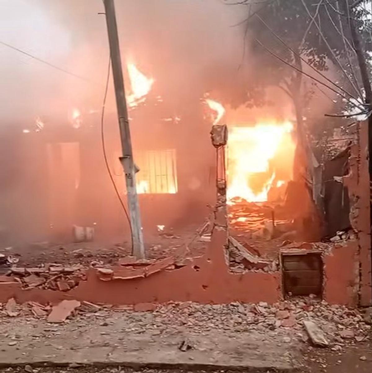 Incendio de kiosco narco en Florencio Varela tras el asesinato de dos jóvenes inocentes