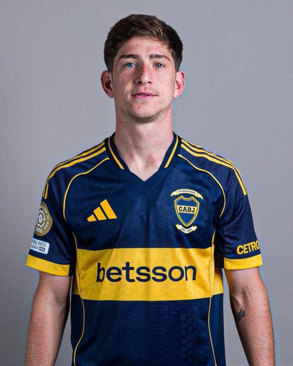 Tomás Belmonte, mediocampista de Boca. (Foto NA: Boca)