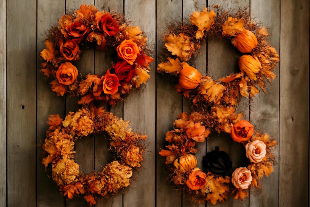 Las mejores coronas de otoño para tu hogar