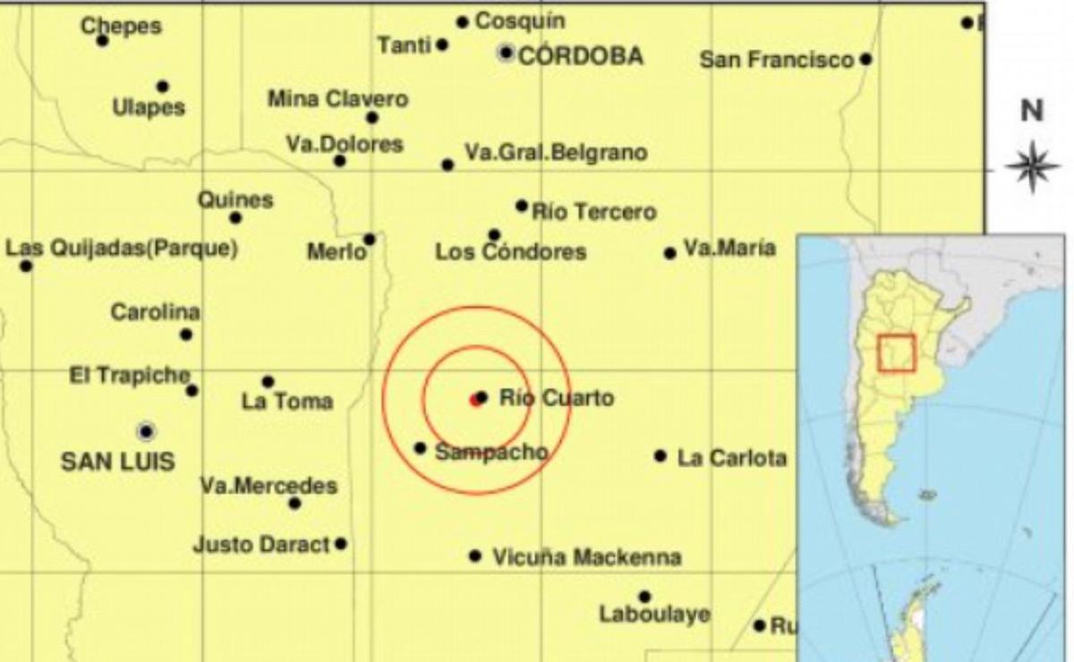 El informe del INPRES sobre el sismo. (Captura)