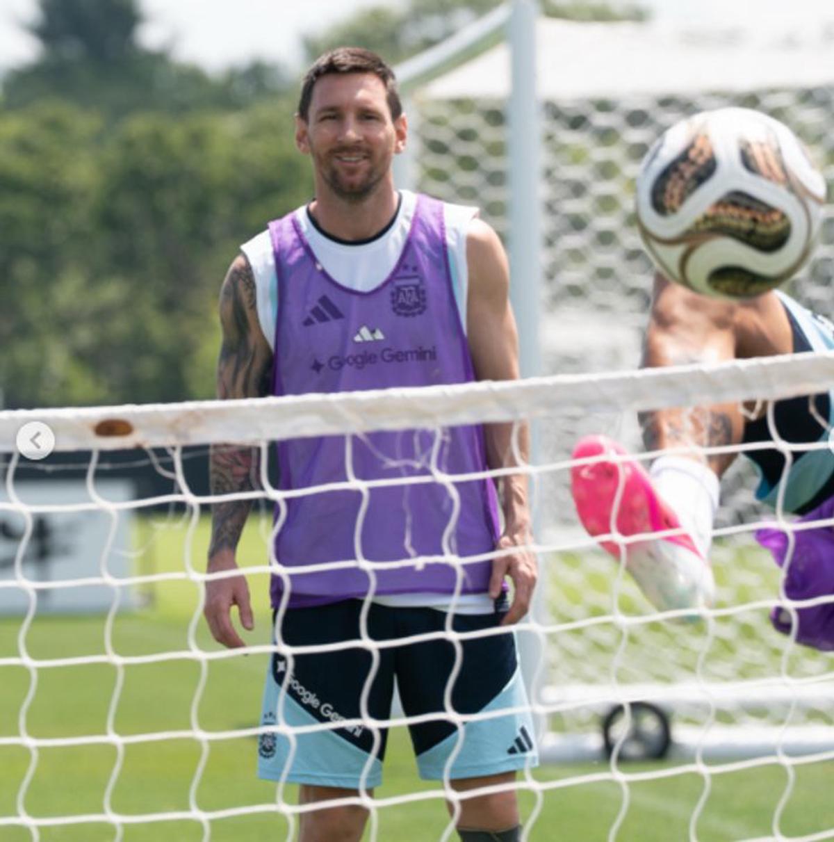 Messi hizo un posteo en la previa a la semifinal. (@leomessi)