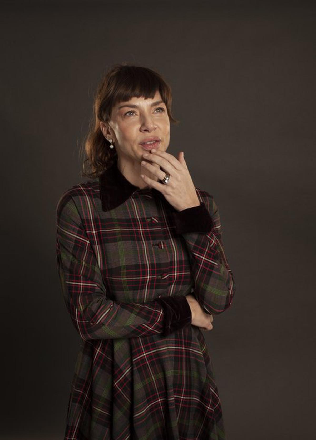 Romina Gaetani en una obra de Agatha Christie.
