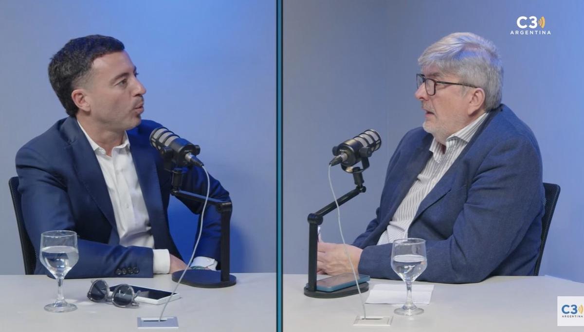 El radical Rodrigo de Loredo, en la entrevista con Sergio Suppo.