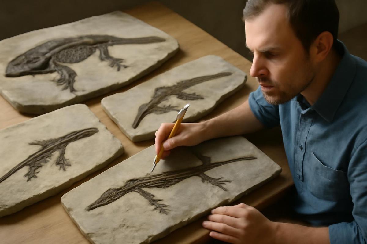 Fósiles de anfibios marinos redescubiertos en Australia