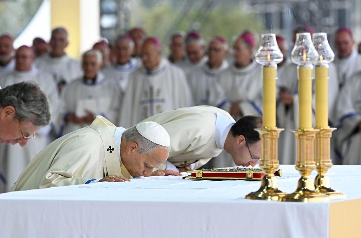 El papa en Francia.