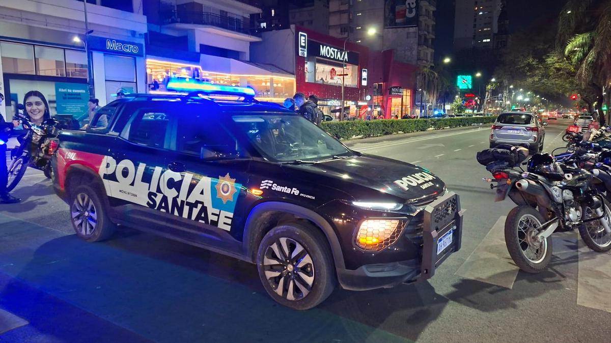 Choque en Rosario.