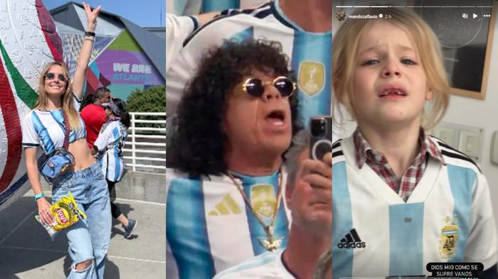 Famosos argentinos apoyan a la selección en el triunfo ante Egipto