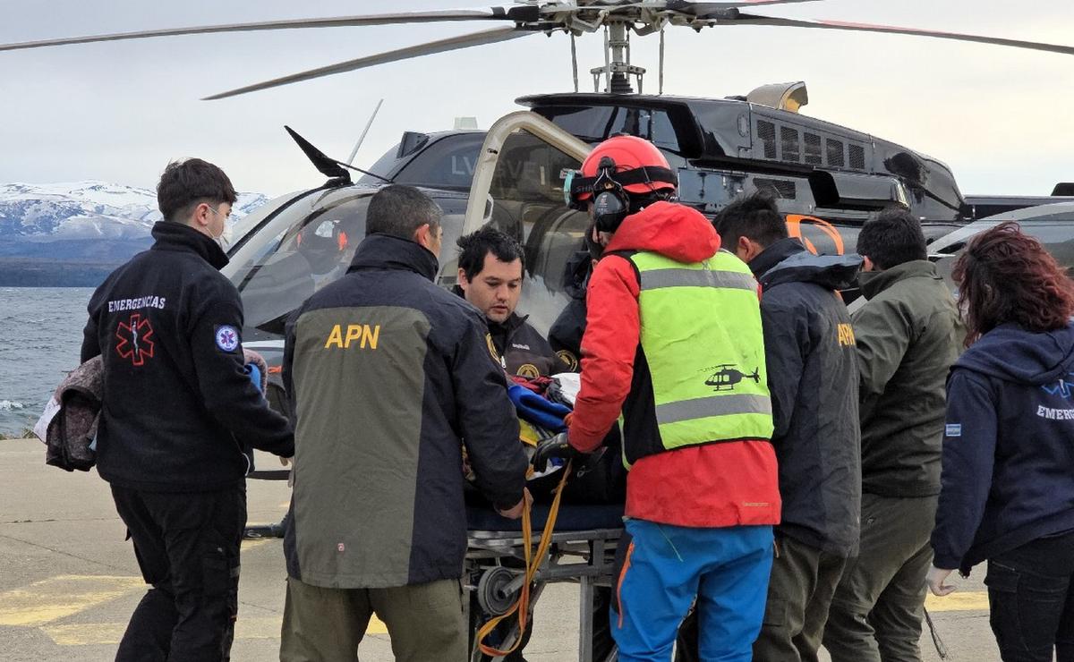 Rescataron a un cordobés tras la avalancha en el Cerro López, en Bariloche.
