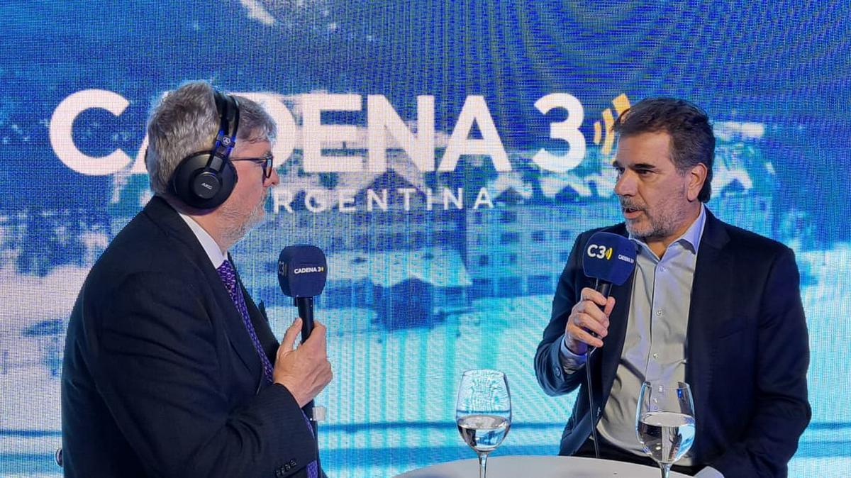 Cristian Ritondo, con Cadena 3 en la cena anual del CIPPEC.