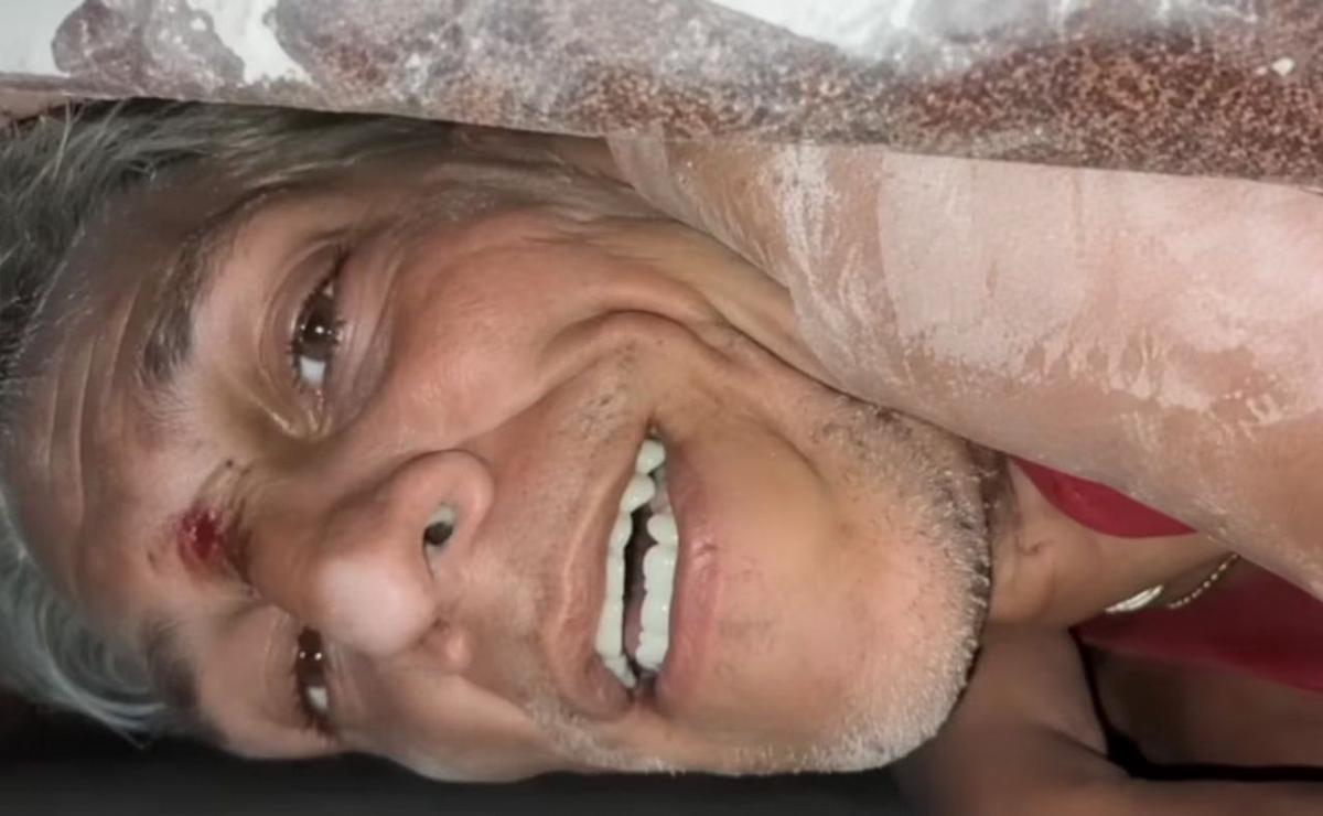 El conmovedor video de una pareja bajo los escombros: