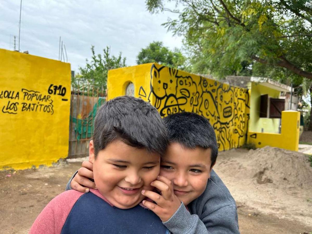 El muralista cordobés que fue parte de la inauguración del estadio del Inter Miami.