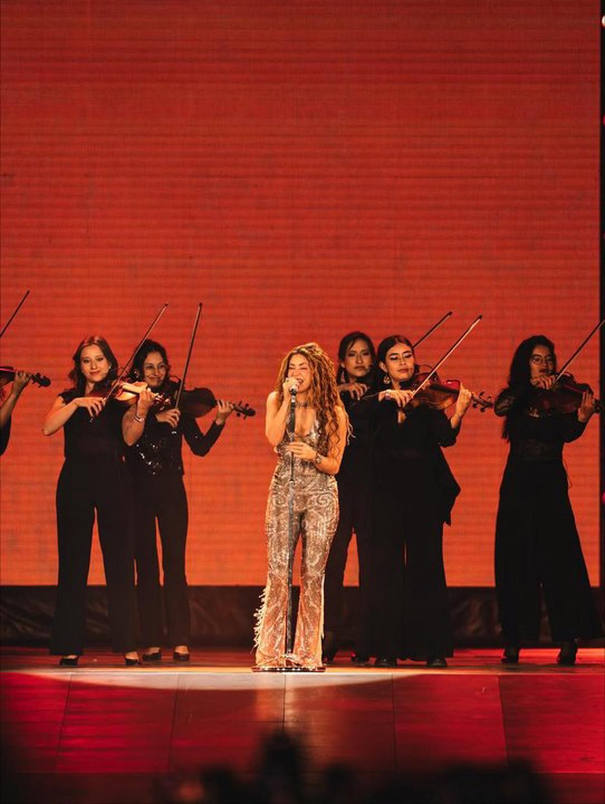 Shakira se prepara para su show en Buenos Aires. Foto: Agencia NA (Instagram: @shakira)