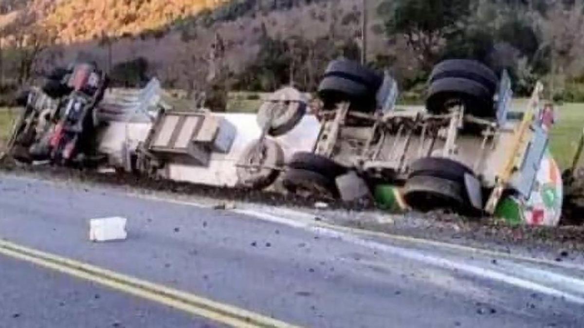 FOTO: Doble Tragedia en Chile: Murieron dos camioneros argentinos