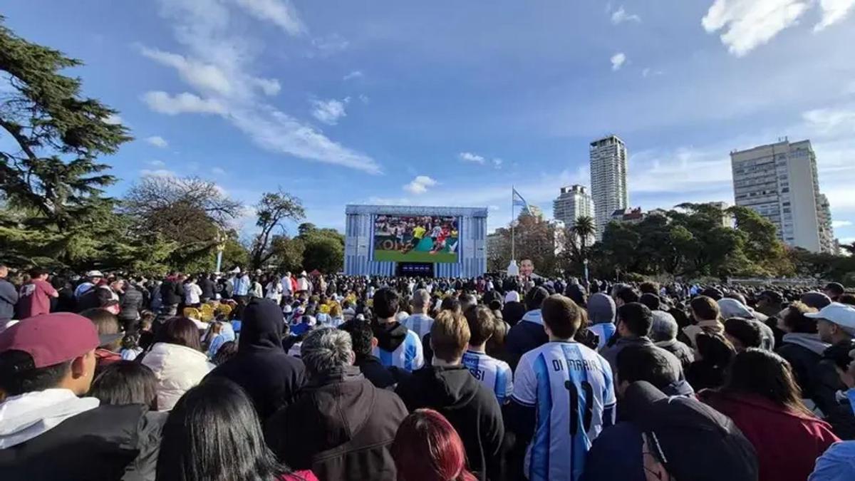 Un fallecido y varios atendidos durante la final entre Argentina y España en Buenos Aires