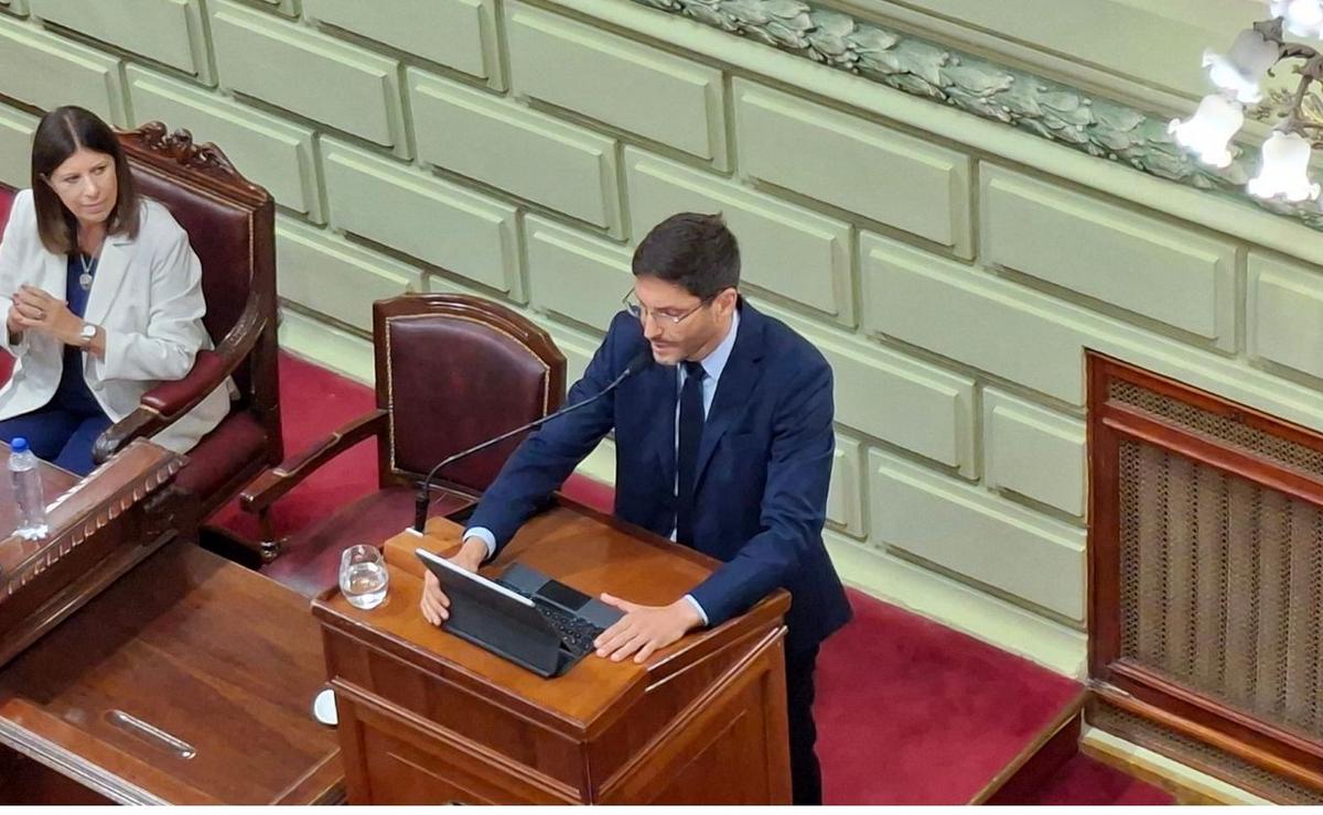 Apertura de sesiones ordinarias en la Legislatura de Santa Fe.