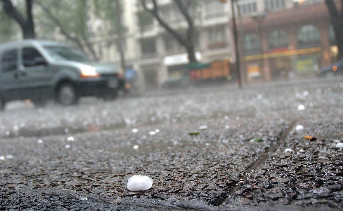 Alerta por tormentas y granizo.