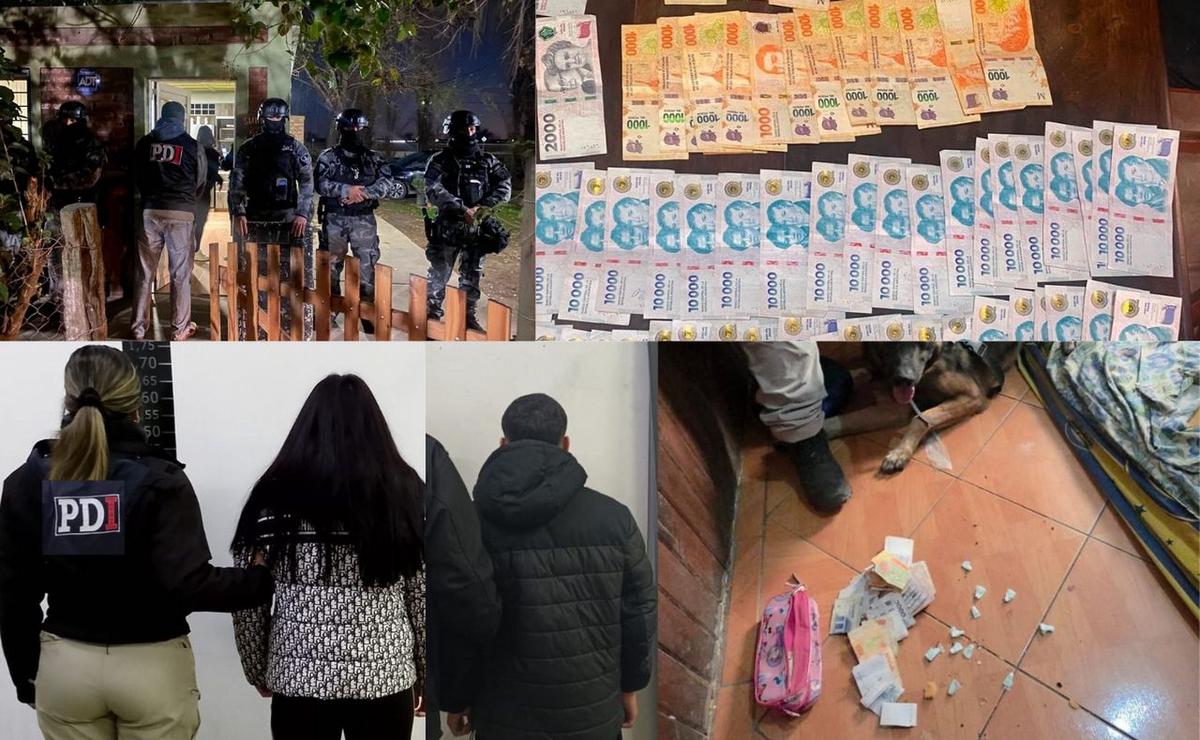 Robos y violencia en el sur de Santa Fe: dos detenidos tras operativos varios.