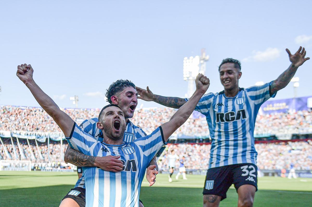 FOTO: Racing vence a Cruzeiro en Paraguay. (Foto:Conmebol)