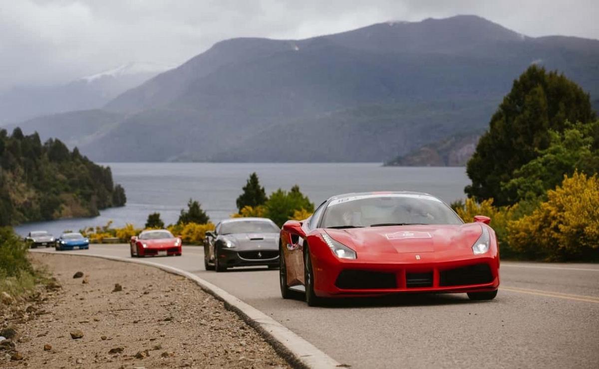 Bariloche albergará una caravana internacional de más de 70 autos Ferrari.