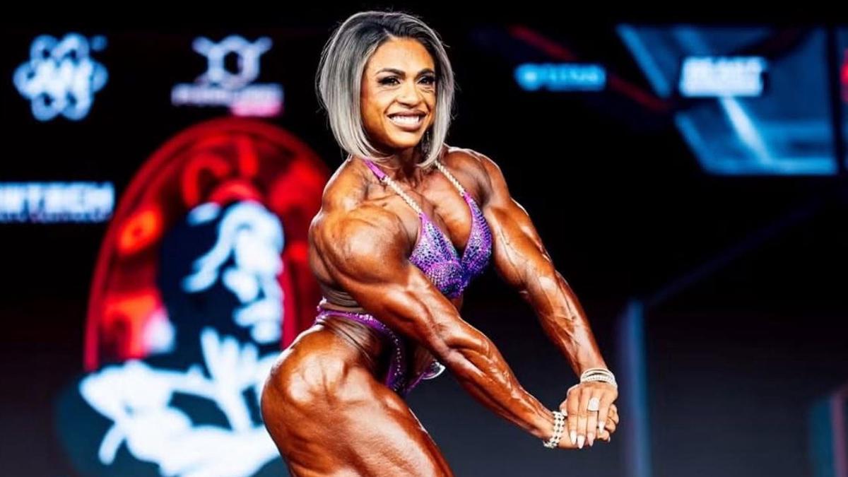 Marianne von Gierke durante su participación en el certamen Mr. Olympia 2026.