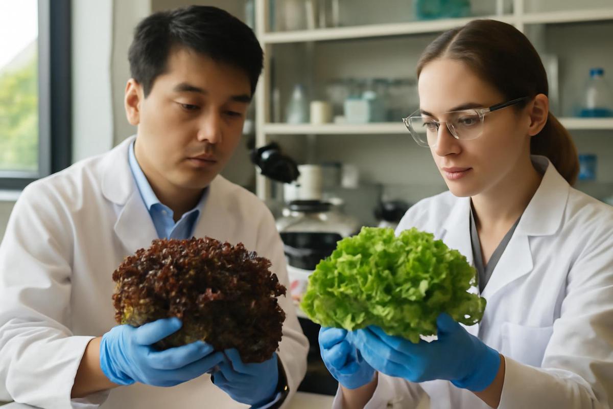 Lechuga modificada genéticamente