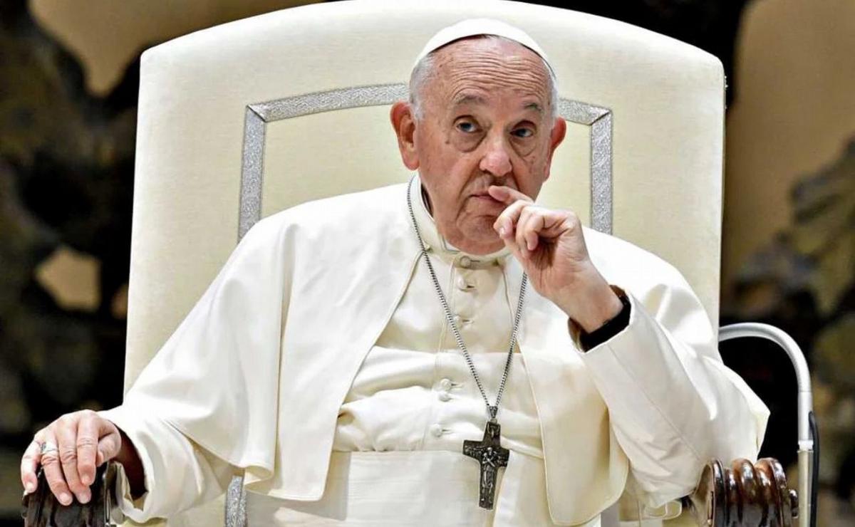 FOTO: El Papa Francisco en la audiencia navideña. (Foto:NA)