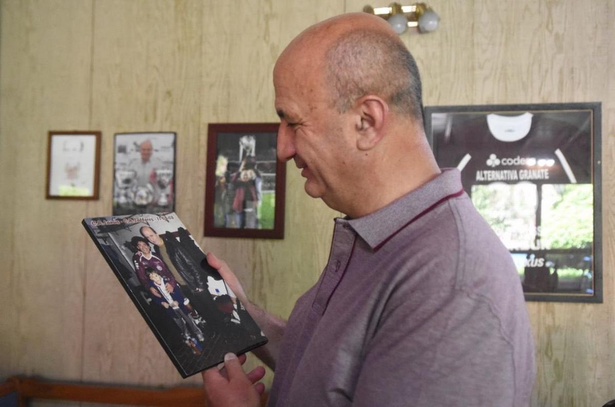 Nicolás Russo, presidente de Lanús (Foto: X)