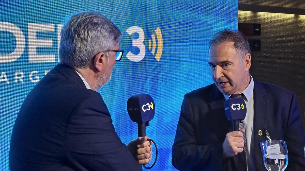 Horacio Ferreyra, ministro de Educación de Córdoba, en la gala de CIPPEC.