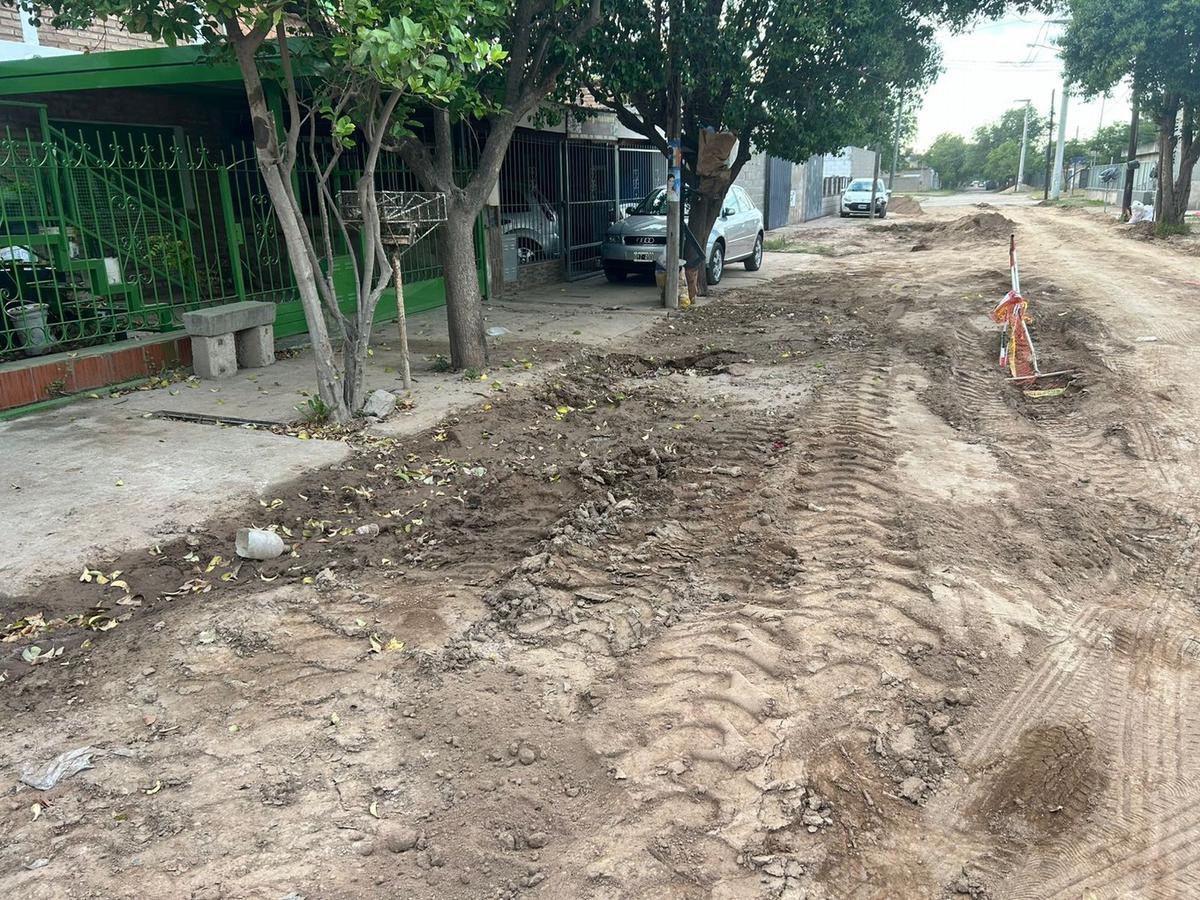 Así están las calles en barrio Liceo 3° sección. (Foto: Lucía González/Cadena 3)