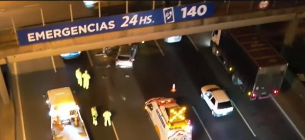 Accidente en Panamericana: tres carriles afectados tras choque en Vicente López