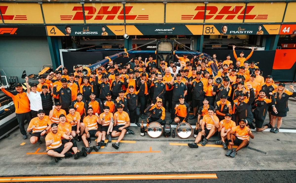 FOTO: Toda la emoción de McLaren celebrando el triunfo de Norris