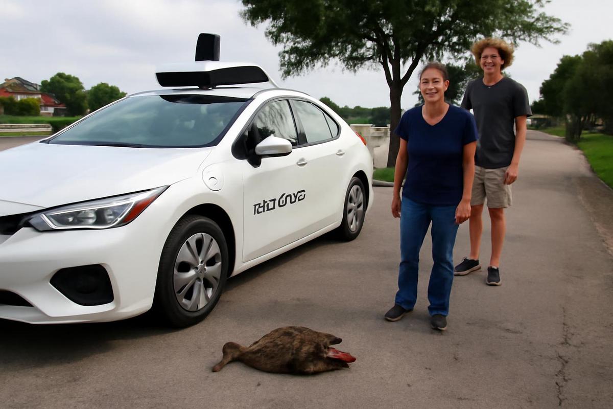 Un auto autónomo en Texas