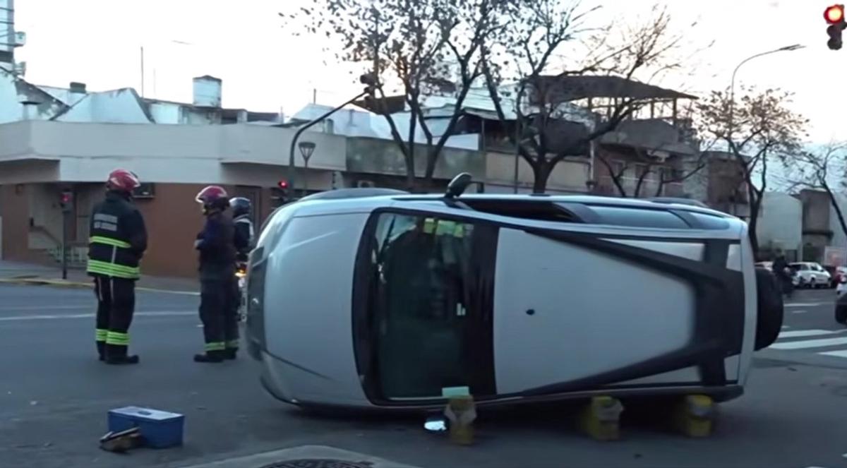 Seis heridos en una serie de accidentes de tránsito en Buenos Aires