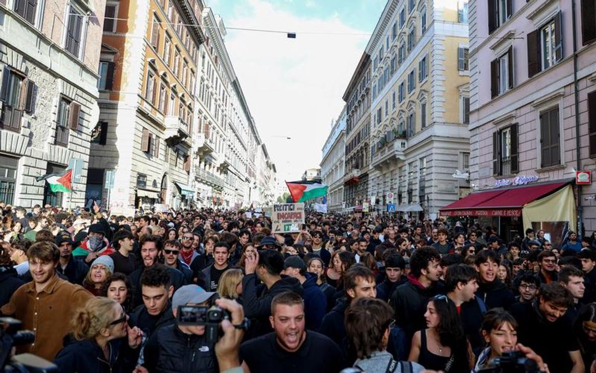 Las protestas en Italia son cada vez más frecuentes