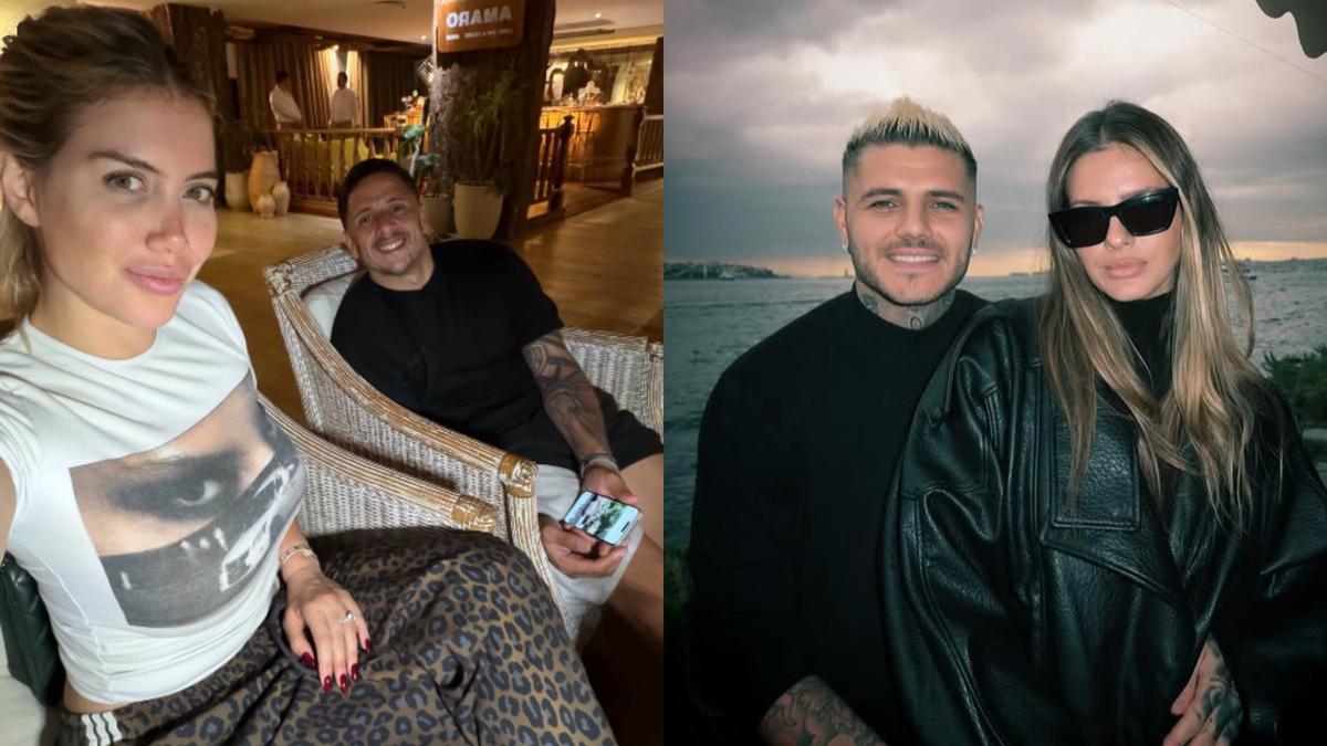 Wanda Nara blanqueó con Martín Migueles, mientras Mauro Icardi disfruta de Turquía con la China Suárez