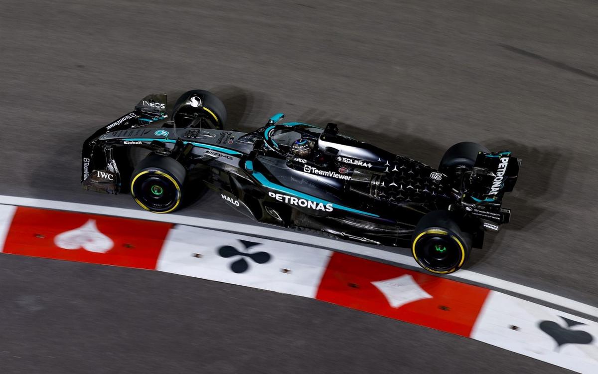 La bollila de Russell -ganador 2024- no podía faltar y apareció en la FP3