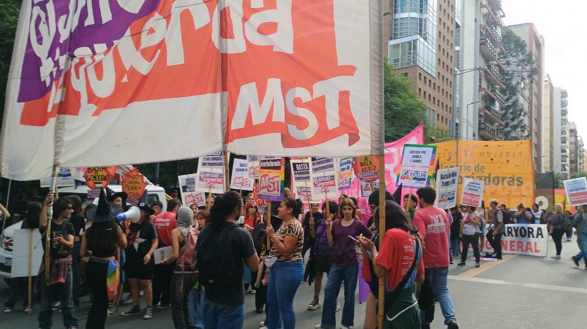 Organizaciones feministas se movilizan en Córdoba.