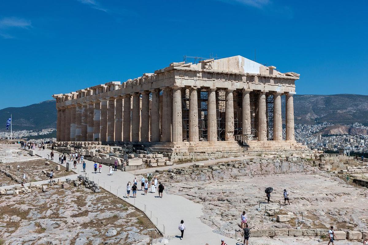 El Partenón, una joya arquitectónica de 2500 años de antigüedad.
