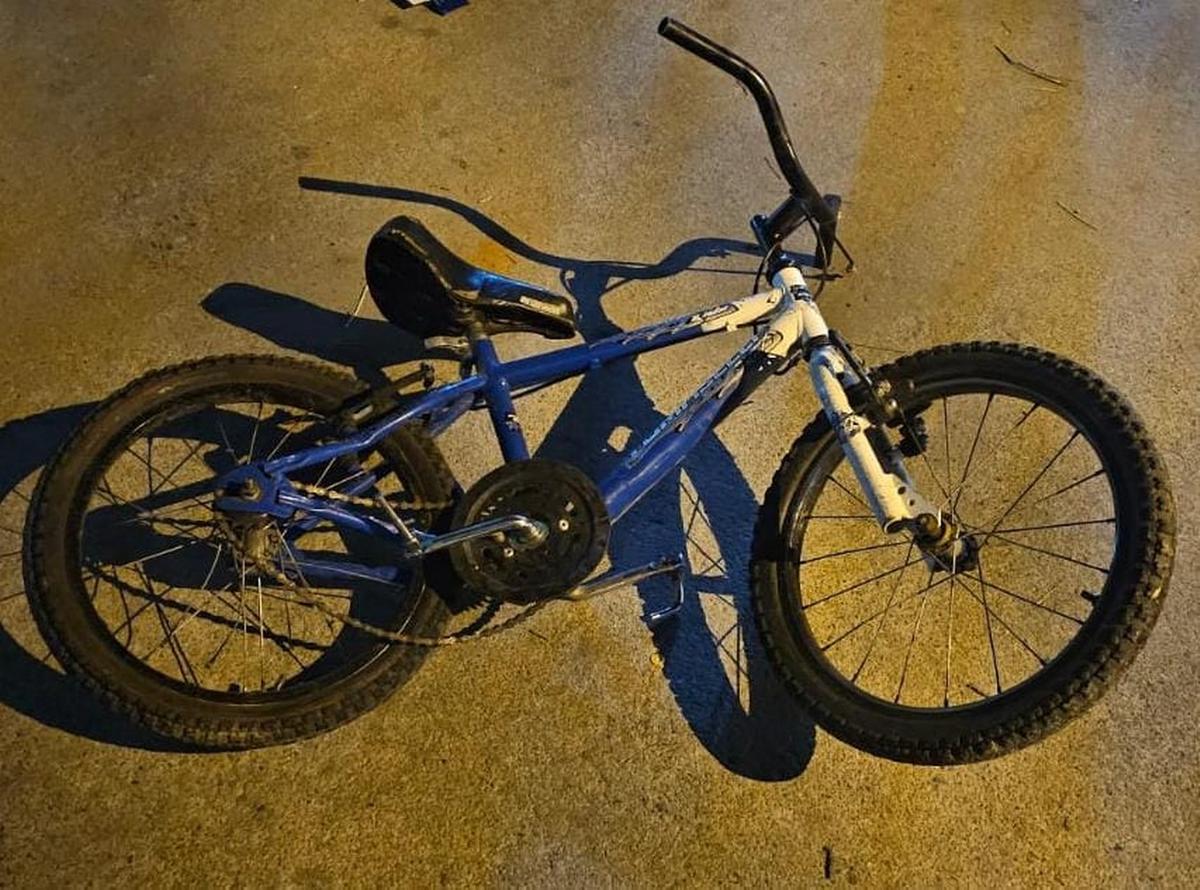 Un niño de 6 años que iba en bicicleta fue embestido por un colectivo. (Policía)