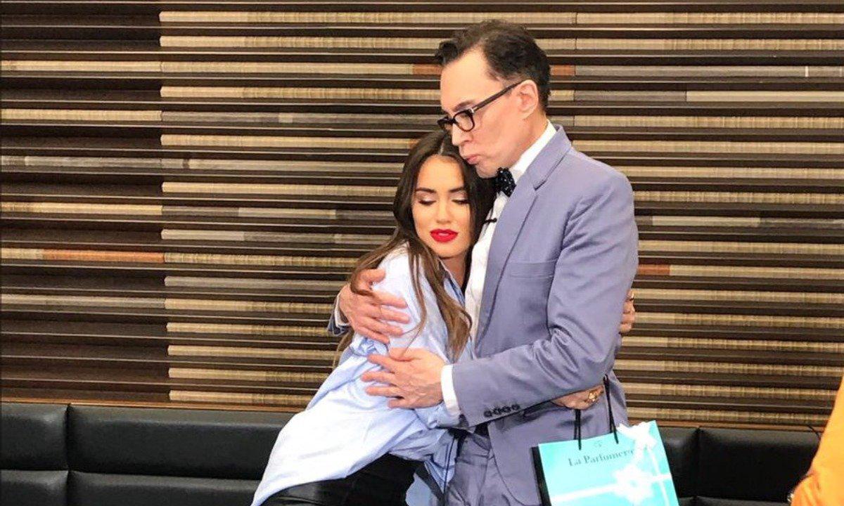 Lali Espósito y Marcelo Polino.