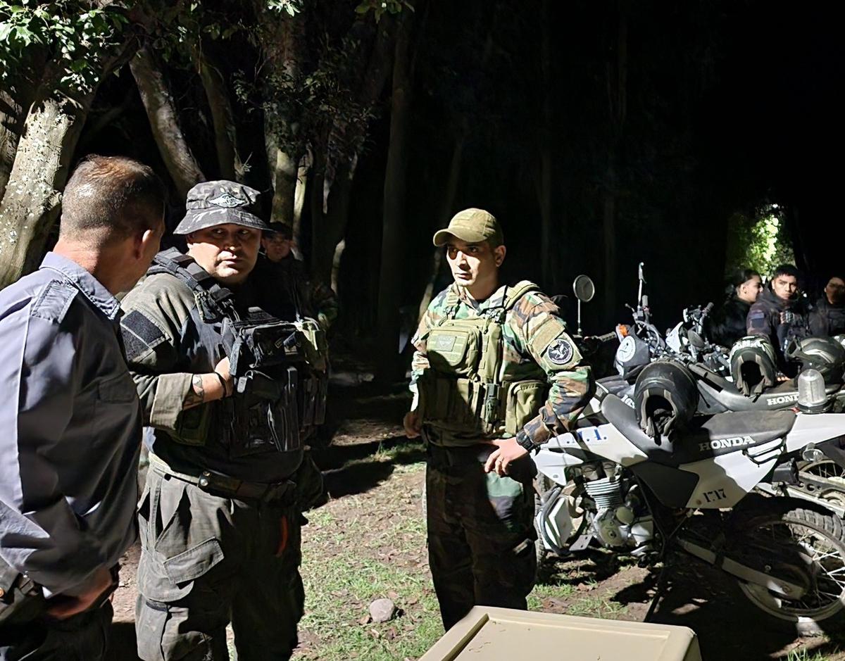 FOTO:  Operativo de búsqueda del pequeño en Bariloche.