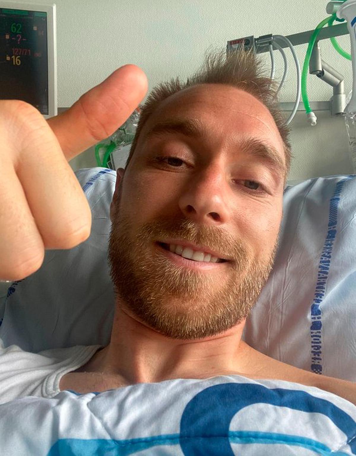 El mensaje de Eriksen tras la descompensación ante Ucrania.
